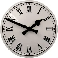 Keighley Outdoor Clock Service white dial