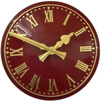 Keighley Outdoor Clock Service red dial